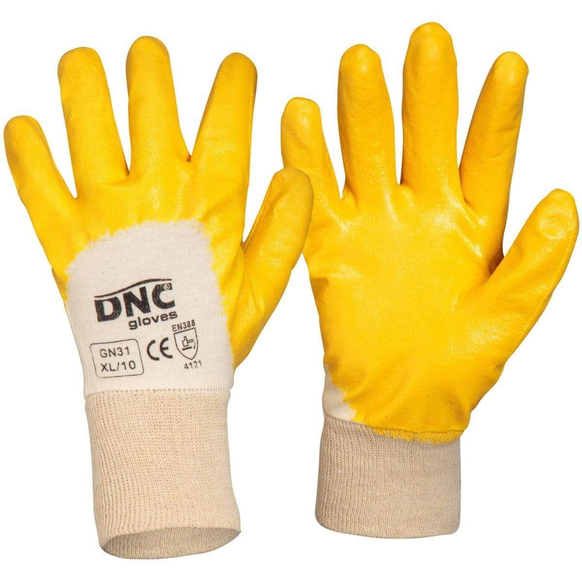 Dnc Workwear Orange Nitrile Dip - GN31 PPE DNC Workwear Orange/Nature XL/10 